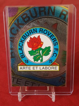 Blackburn Rovers Badge Merlin Gold Card Topps 1998 Foil Trading Card
