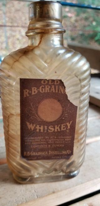 R.  B.  Grainger Distilling Co Louisville Ky And Kansas City Mo Label