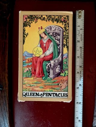 Universal Waite Tarot Deck Queen Of Pentacles,  Pamphlet,  78 Cards.