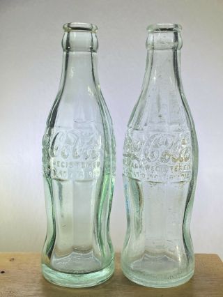 1915 Baton Rouge,  La.  & Jasper,  Ind.  Coca - Cola Hobble - Skirt Bottles Loc - 02