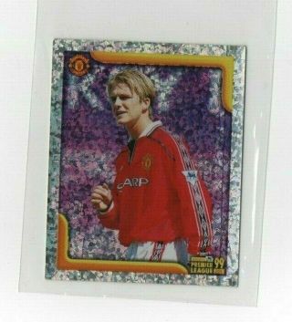 Merlin Premier League 1999 David Beckham Manchester United Sticker 334