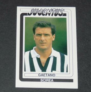 136 Scirea Juventus Juve Football Calcio 1987 - 1988 Euroflash Italia Panini