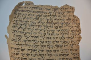 Antique Judaica Hebrew Manuscript Interesting Jewish כתב יד עתיק הלכות טרפות