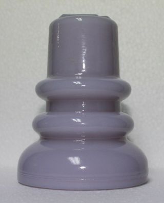 Lavender Opalescent 20th Nia Allentown,  Pa 1989 Commemorative Glass Insulator