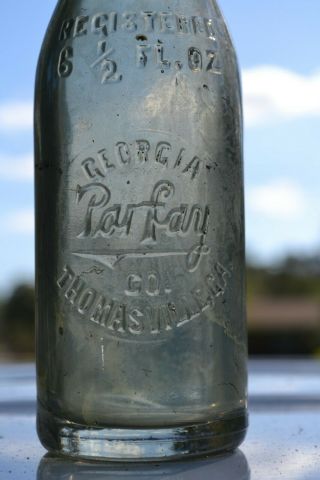 Thomasville,  Georgia Parfay Soda - Ga Straight Side Bottle - Ca 1910