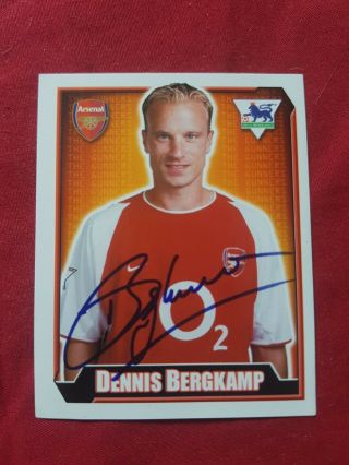 Dennis Bergkamp Arsenal Merlin Premier League 2003 Sticker