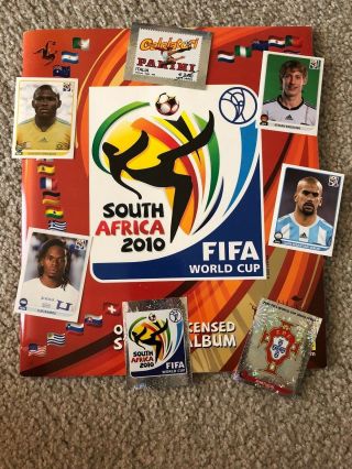 2010 Panini World Cup Soccer Sticker South Africa Choose 20 To Complete Your Set
