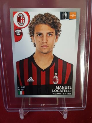 Manuel Locatelli Ac Milan Calciatori 2016/17 Panini Rookie Sticker