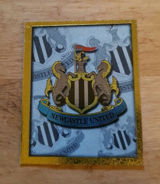 Merlin Premier League 98 Foil Sticker - 361 Newcastle United Badge - 1998