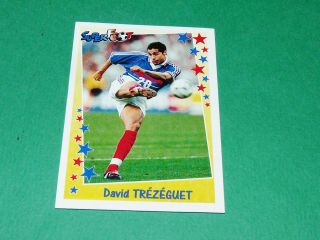 Panini Football Superfoot 1998 - 1999 David Trezeguet Equipe France As Monaco