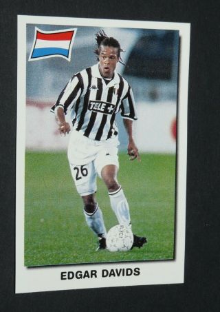 118 Davids Nederland Juventus Juve Calcio Panini Football 99 1998 - 1999