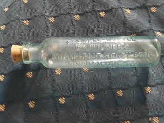Vintage Sample Bottle Dr Kilmer 