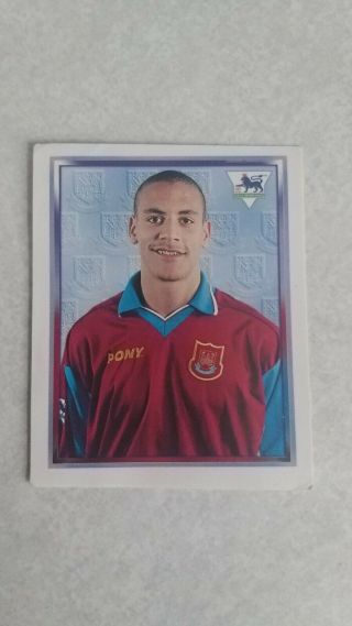 Rio Ferdinand Rookie Merlin Premier League Football Sticker 1998 468
