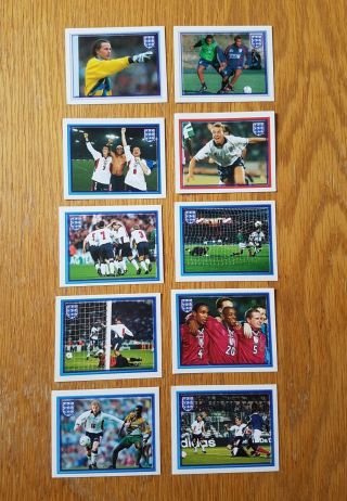 Merlin Official England 98 - Wc 1998 - 10 England Stickers