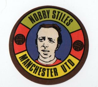 Bab Products 1970 Sticker Nobby Stiles Manchester United Pick Variety