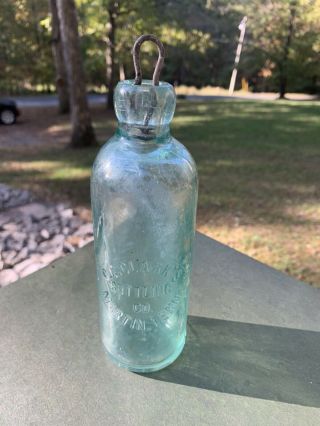 Antique Blob Top Bottle With Plug - Cc Clarks Bottling Co.  Martin Tn