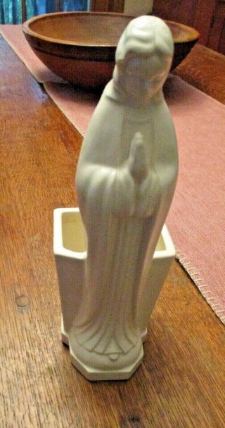 Vintage Relpo 2282 Blessed Mother Virgin Mary Madonna Porcelain Planter