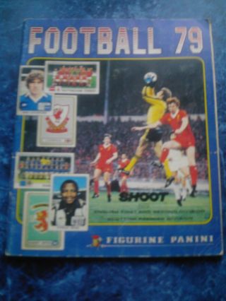 Panini Football 79 Sticker Album Complete With 94 Stickers.