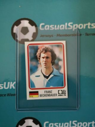 Panini World Cup 74 63 Franz Beckenbauer (ger) World Cup Story Football Sticker