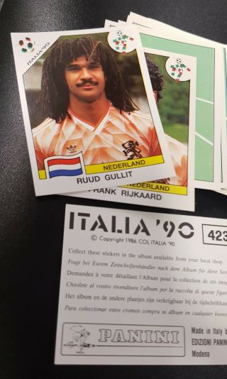Panini Italia 90 World Cup Football Stickers - - Pick The Stickers You Need