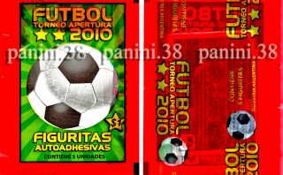Rare Pochette " Futbol Argentina - Apertura 2010 " Packet,  Tüte,  Bustina Panini