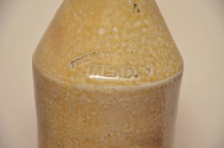 Johnston & Co.  Mead Philadelphia Marked Salt Glazed Stoneware Beer Bottle 2 2