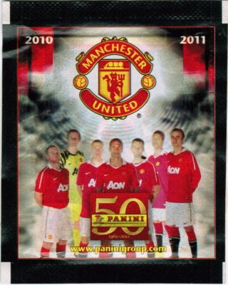 Uk 2010 - 2011 Panini Manchester United Soccer Sticker Pack