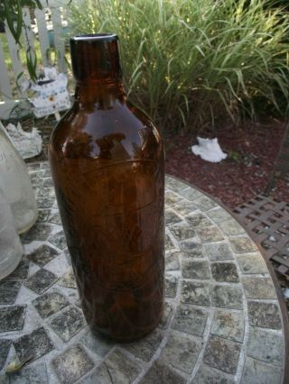 1886 Duffy Malt Whiskey Co.  Rochester Ny Pre Prohibition Embossed Bottle