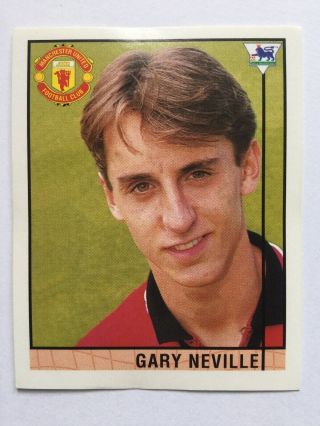 Merlin Premier League 1996 Sticker 35 Manchester United Gary Neville