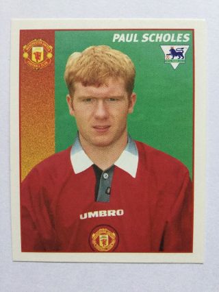 Merlin Premier League 1997 Sticker 293 Manchester United Paul Scholes