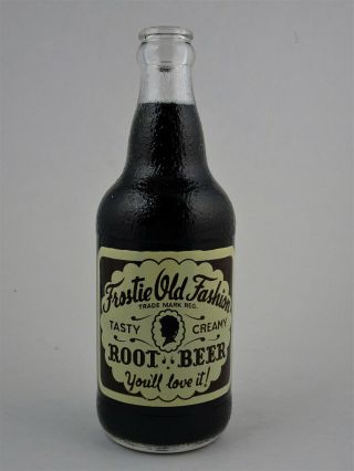 Acl 12 Oz Frostie Old Fashion Root Beer Soda Bottle Frederick Maryland Md Kelly