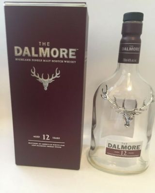 Dalmore 12 Scotch Whiskey Empty 750ml Bottle And Stopper