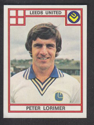 Panini - Football 78 - 174 Peter Lorimer - Leeds