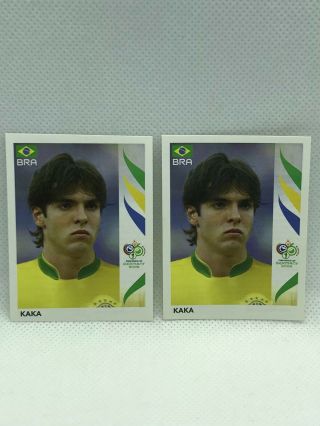 Kaka 2006 Brazil Panini Fifa World Cup Germany Sticker Set Of 2 392