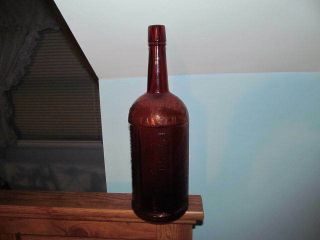 Whiskey Bottle S.  Rosenthal N.  Y.  Newark N.  J.  Brooklyn N.  Y.  17/8 Qts.  (amber)