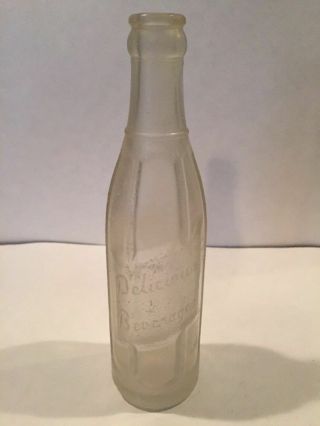 1940s Morgan Bottling Company Ft.  Morgan Sterling Co 7.  5oz Soda Bottle Sb - 0108