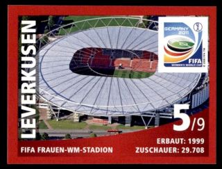 Panini Women’s World Cup 2011 - Leverkusen Stadium No.  S5