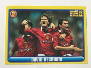 Merlin Premier League 1998 Sticker 257 Manchester United David Beckham