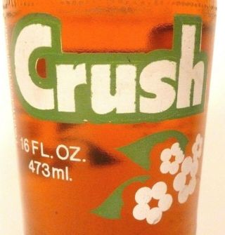 Vintage Acl Soda Bottle: Orange Crush Of Columbus,  Oh - 16 Oz Acl