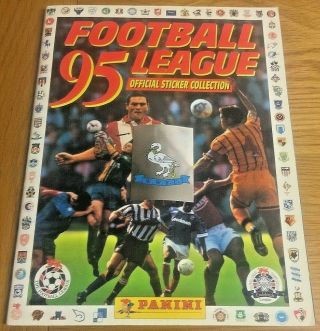 Panini Football League 1995 Foil Sticker - 541 Wycombe - &