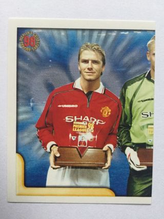 Merlin Premier League 1999 Sticker 271 Manchester United David Beckham