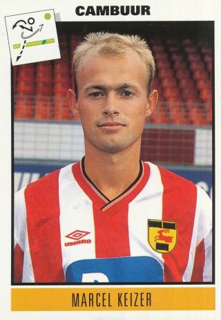 182 Marcel Keizer Netherlands Sc.  Cambuur Sticker Voetbal 1993 - 1994 Panini