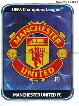 N°141 Ecusson Badge Manchester United Uefa Champions League 2011 Sticker Panini