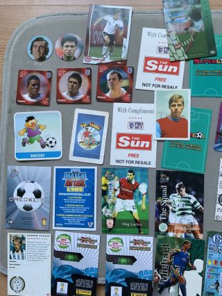 Joblot of Rare Vintage football Cards & Stickers - Joblot N - Harry Redknapp etc 2