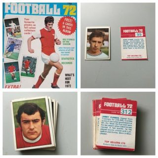 Top Sellers Football 1972 Cards.  Complete Your Album,  1,  2,  3,  4,  5,  10,  15 Available