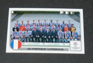 153 Olympique Lyonnais Lyon Ol Panini Football Champions League 2001 - 2002
