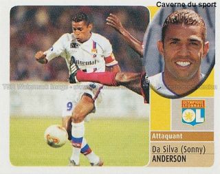 Sonny Anderson Brazil Olympique Lyonnais Vignette Sticker Panini Foot 2003
