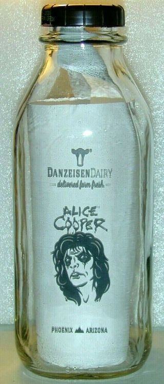Alice Cooper Collectible Milk Bottle Limited Edition - Was Only Available In Az