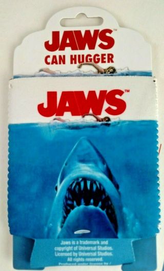 Jaws Movie Poster Soda Beer Can Cooler Hugger Coozie Coozy Koozy Holder