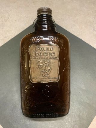 Vintage Four Roses Whiskey Bottle Frankfort Distillers Louisville Kentucky